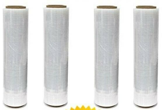 American Terminal  18" X 1500SQ FT 4 ROLLS 80 Gauge  Pallet Wrap Stretch Film Shrink Hand WRAP