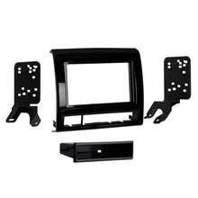 Charger l'image dans la galerie, Metra 99-8235CHG Single-DIN Car Stereo Dash Kit - Compatible Fits for Toyota Tacoma 2012-2015 - Charcoal High Gloss