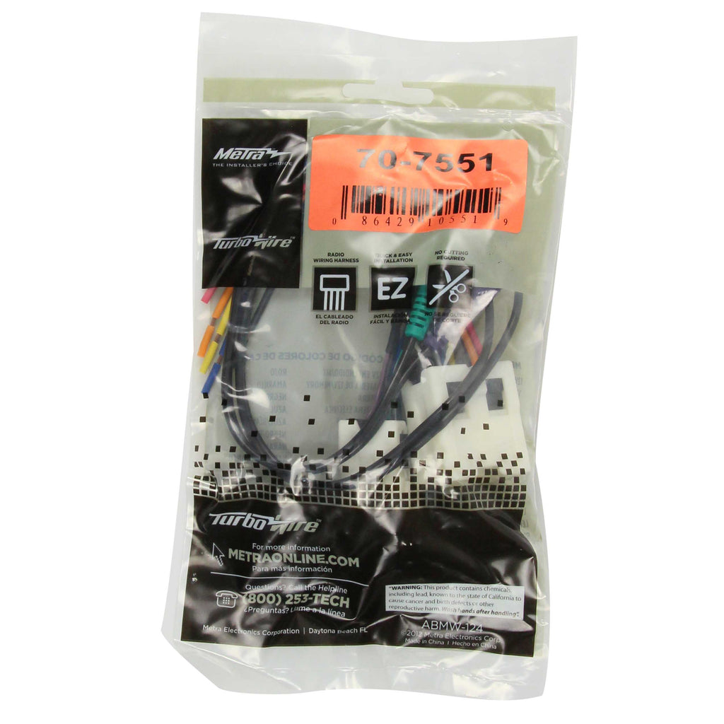 Metra 70-7551 Amp Integration Harness - Compatible Fits for Nissan / Infinity 1995-2013