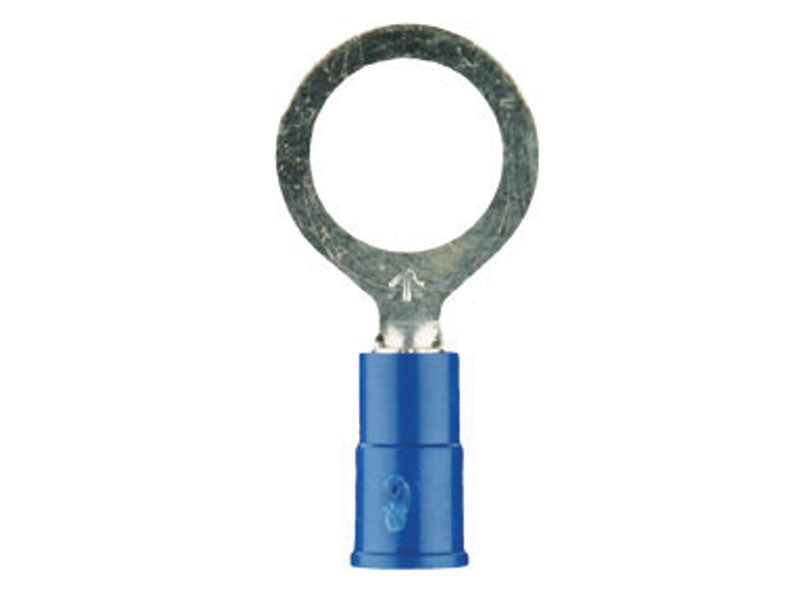 Install Bay 3MYVRT12 3M™ Blue Vinyl Ring Terminal 16-14 Gauge 3/8 inch