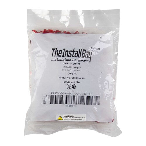 Install Bay 3MRTT 3M™ Red T-Tap 22-18 Gauge Package of 100