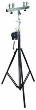 Load image into Gallery viewer, 2 DJ Pro Lighting 12 Foot Crank Light Stand &amp; (2) Square Truss T-Bar Adapter