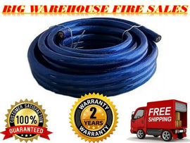 AT 25' 0 Gauge Blue Power / Ground Wire Cable 1/0 Gauge Car Audio