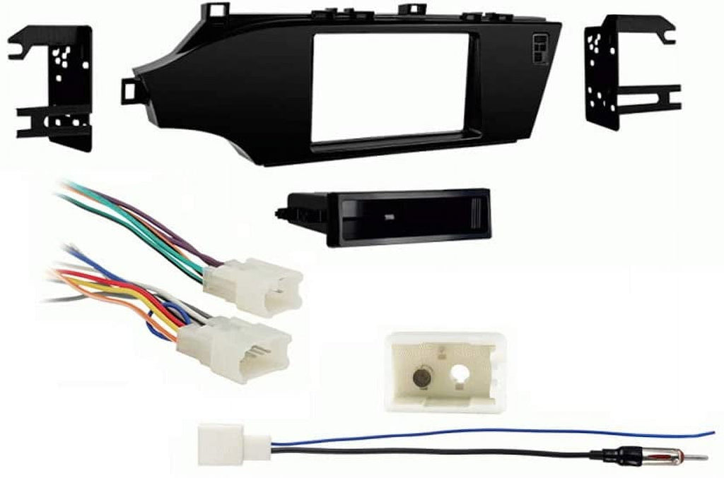 American Terminal Compatible Toyota Avalon 2013 - 2018 Without NAV Single DIN Stereo Harness Radio Install Dash Kit