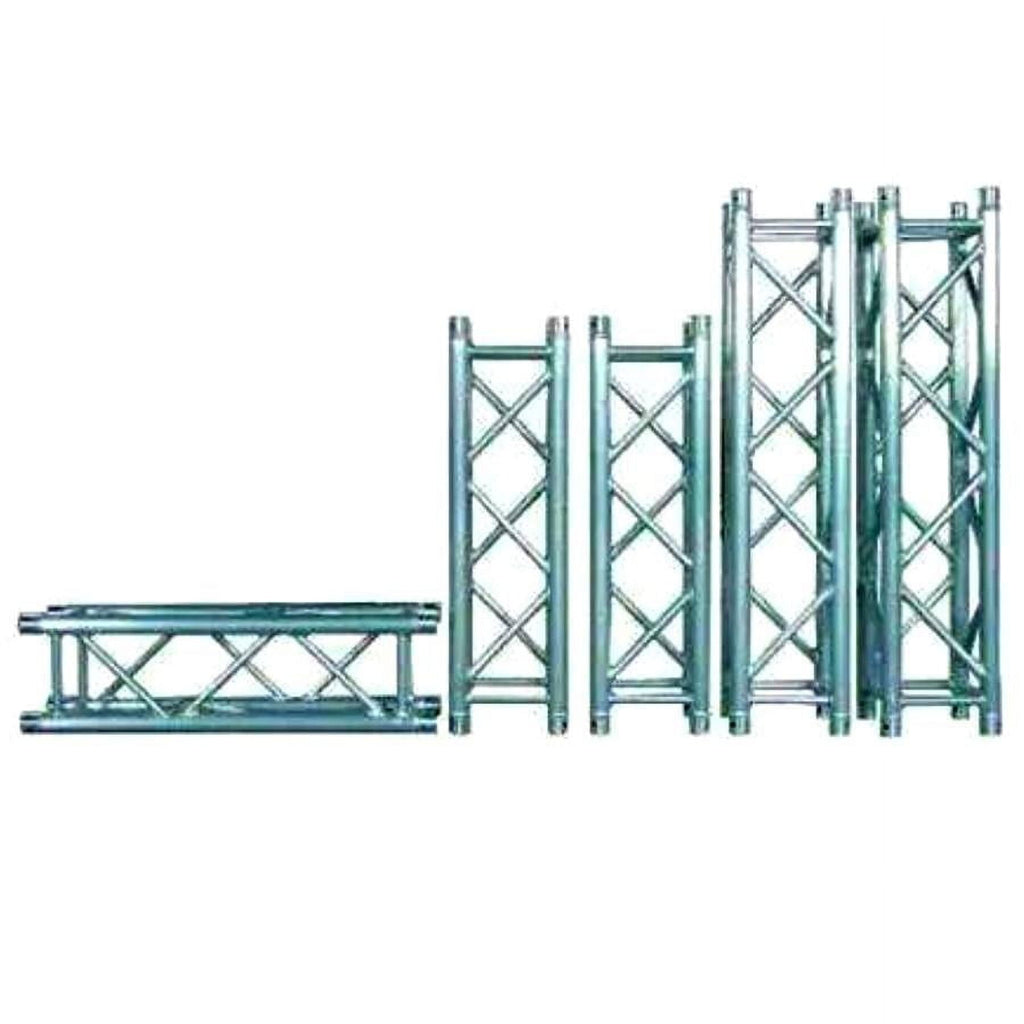 MR Truss TSQ328 3.28 FT 1.0 Meter Universal Straight 12" Square Box Aluminum Lighting Trussing Segment for Pro Audio DJ with 2-inch Tubing