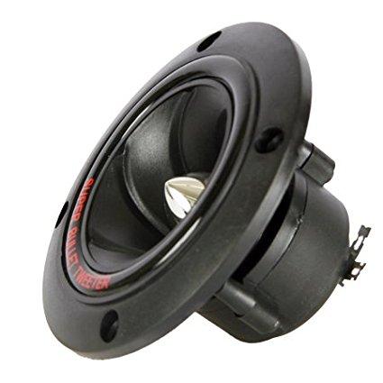 2 Mr. Dj COMPRESSOR TWEETER TWR400 - 400 Watts, Black