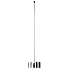 Metra 44-SHTB Black Anodized Steel Replacement Mast - 13.5 Inch