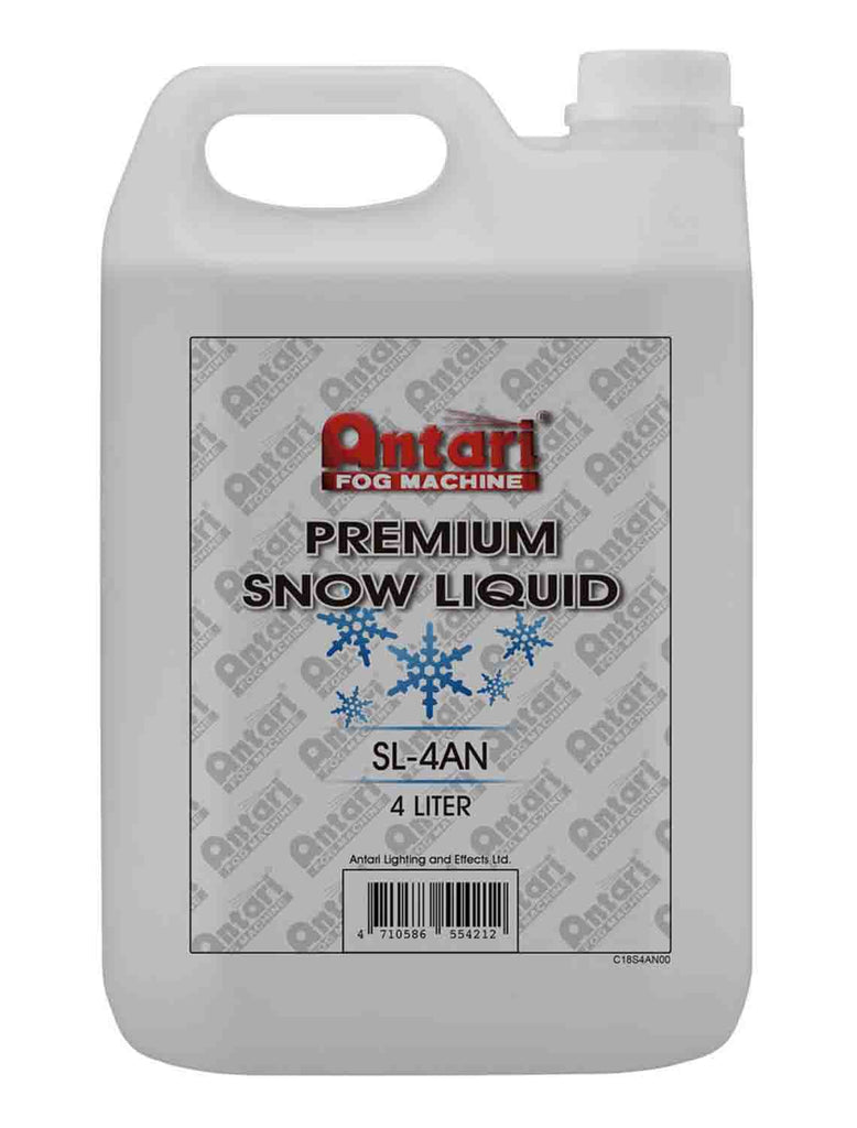 Antari SL-4AN Premium Snow Fluid - 4L Bottle 4 Pack