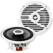 Load image into Gallery viewer, Alpine SPS-M601W 6.5” Coaxial 2-Way Marine Speaker with White Grilles