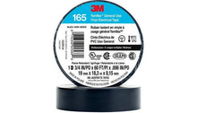 Load image into Gallery viewer, 3M Temflex Vinyl Electrical Tape, 1700, 3/4 in x 60 ft, Black 1.5core, 3 Count