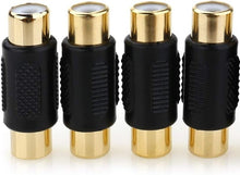 Charger l'image dans la galerie, American terminal ATFF-100B-10 Gold RCA Female-to-Female Coupler Adapter 10 Pack