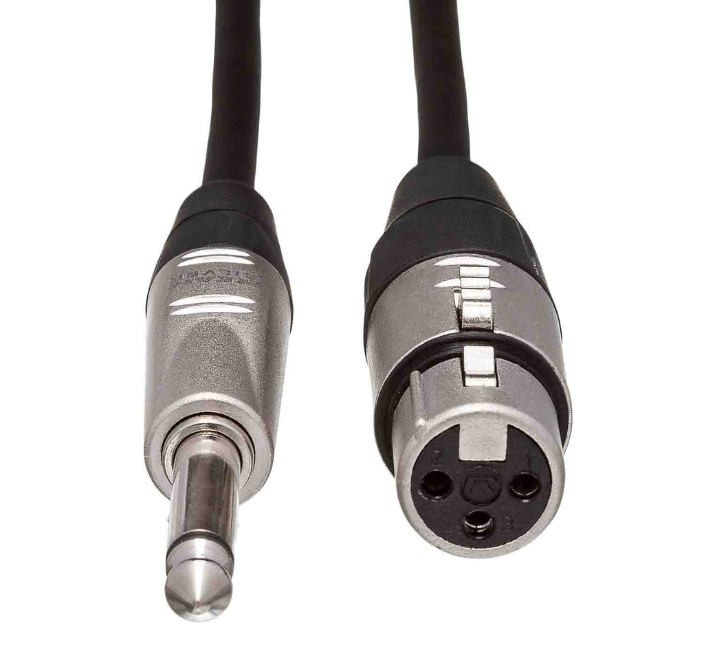 Hosa XLR3F to 1/4" TS Pro Unbalanced Interconnect Cable