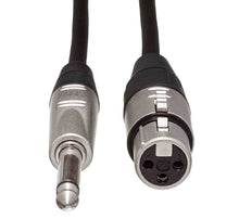 Charger l&#39;image dans la galerie, Hosa XLR3F to 1/4&quot; TS Pro Unbalanced Interconnect Cable