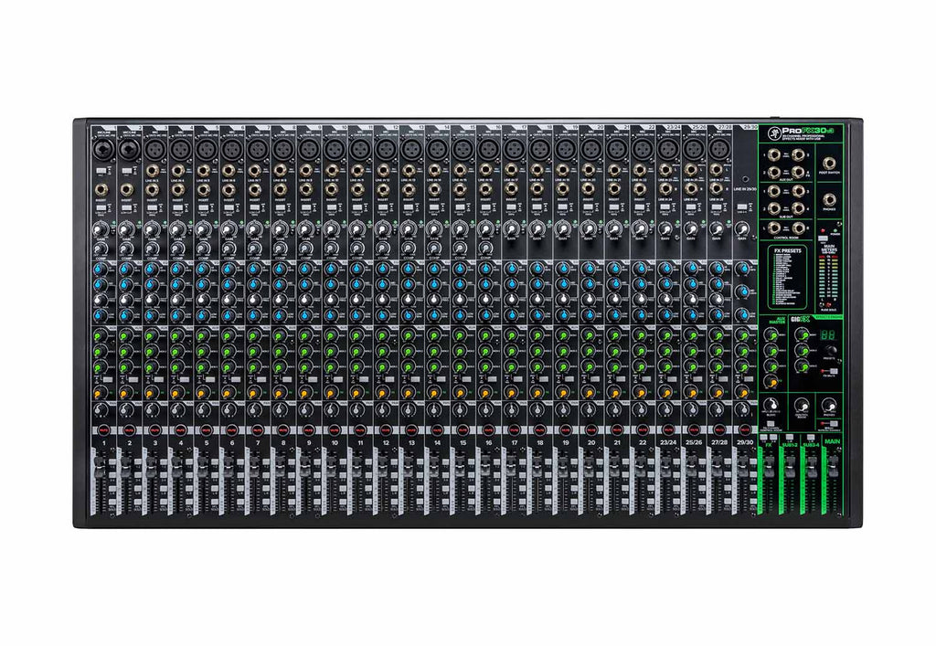 Mackie PROFX30V3 30 Channel 4-bus Professional Effects Mixer with USB