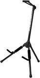 Ultimate Support GS-200 Genesis Series Plus Guitar Stand with One Click Push-Button Locking Leg Mechanism, Secure Head Stock Yoke, and Support Arms