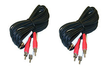 Charger l&#39;image dans la galerie, 2 Pack, 12 Feet 2 RCA Male to Male Audio Cable (2 White/2 Red Connectors)