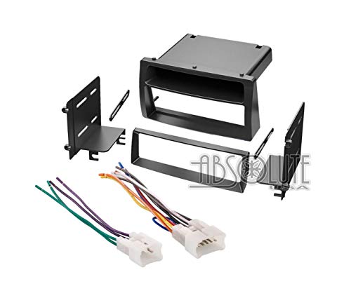 Absolute USA ABS99-8204 Toyota Corolla 2003 2004 2005 2006 2007 2008 Single DIN Stereo Harness Radio Install Dash Kit