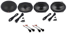 Charger l'image dans la galerie, Car Front+Rear Rockford Fosgate Speaker Replacement For 2003-2011 Lincoln Town