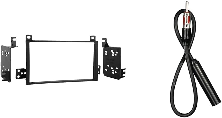 Metra 95-5810 Double DIN Dash Kit + Antenna Fits Lincoln Town Car 2003-2011