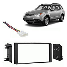 Charger l&#39;image dans la galerie, Fits Subaru Forester 2009-2013 w/o OE NAV Double DIN Harness Radio Dash Kit