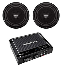 Load image into Gallery viewer, 2) Rockford Fosgate R2SD4-12 12&quot; Shallow Car Subwoofers+R500X1D Mono Amplifier