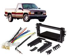 Load image into Gallery viewer, Absolute USA ABS99-4000 Fits GMC Sierra 95-98 Single DIN Aftermarket Stereo Harness Radio Install Dash Kit