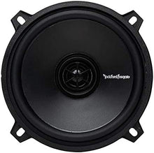 Charger l&#39;image dans la galerie, 2 Rockford Fosgate Prime R1525X2 160W Peak (80W RMS) 5-1/4&quot; 2-Way Prime Series Coaxial Car Speakers - 4 Speakers + 100FT Speaker Wire + Free Phone Holder