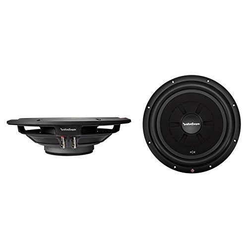 Rockford Fosgate R2SD4-12 12 Inch 500 Watt Shallow Mount Slim Car Subwoofer, Black (4 Pack)