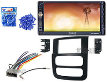 Load image into Gallery viewer, Absolute ABS95-6522B Bundle for Dodge Ram Pickup 1500 2002-2005 Double DIN Stereo Harness Radio Install Dash Kit