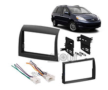 Load image into Gallery viewer, Absolute USA ABS95-8208 Fits Toyota Sienna 2004-2010 Double DIN Stereo Harness Radio Install Dash Kit Package