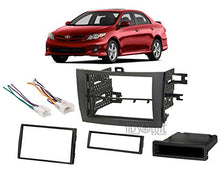 Load image into Gallery viewer, Absolute USA ABS99-8223 Compatible with Toyota Corolla 2009 2010 2011 Single DIN Stereo Harness Radio Install Dash Kit