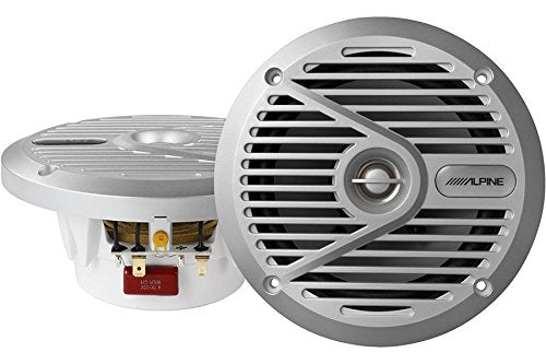 Alpine SPS-M601 6-1/2" 2-way marine speakers (Silver)