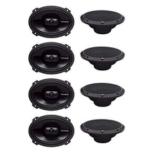 Charger l&#39;image dans la galerie, Rockford Fosgate P1694 6 x 9&quot; 150 Watt 4 Way Car Coaxial Speakers Audio with Grilles, Pair (4 Pack)