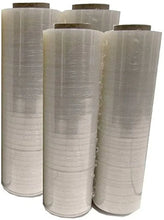 Load image into Gallery viewer, BM Paper 4 rolls clear 1500 square feet (1000 feet long), 18" wide film shrink wrap perfect for shipments
