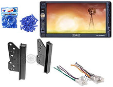 Load image into Gallery viewer, Absolute ABS95-8202 Bundle for Toyota RAV4 2001-2005 Double DIN Stereo Harness Radio Install Dash Kit Package