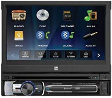 Charger l&#39;image dans la galerie, Dual Electronics XDVD176BT 7&quot; LED Backlit Touchscreen LCD Single DIN Car Stereo with Absolute USA HD Camera + American Terminal Vinyl Butt Connectors