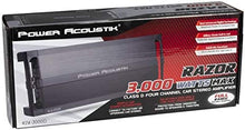 Charger l&#39;image dans la galerie, Power Acoustik RZ4-3000D RAZOR Series 4 Channel Amplifier