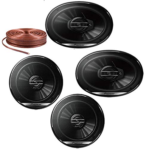 Pioneer TS-G6930F TS-G1620F 6"x9" 3-Way / 6.5" 2-Way Coaxial Car Speakers w/Free Speaker Wire