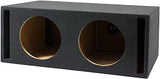 Absolute VEGD10 Dual 10-Inch Black Slot Ported Subwoofer Enclosure Empty Box