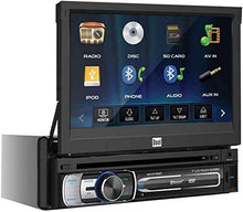 Load image into Gallery viewer, Dual Electronics XDVD176BT 7&quot; LED Backlit Touchscreen LCD Single DIN Car Stereo with Absolute USA HD Camera + American Terminal Vinyl Butt Connectors