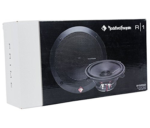 2 Pairs Rockford Fosgate R1525X2 5.25" 2-Way 320 Watt Total Car Audio Speakers