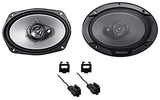 Kenwood 6x9 Front Factory Speaker Replacement Kit Fit 2001-06 Dodge Stratus