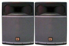 Load image into Gallery viewer, 2 MR DJ PRO115S 4000 Watt 15&quot; Woofer Passive Live PA DJ Speaker Monitor