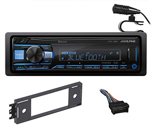 1-Din Alpine Digital Media Bluetooth Stereo Receiver Metra 99-7308 2002-05 Hyundai Accent