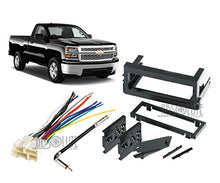 Load image into Gallery viewer, GMK345 Dash Kit Fit Select 1999-2005 Chevrolet Cadillac GMC Single DIN Stereo Bundle