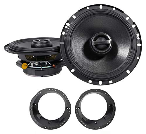 Alpine S2-S65  6.5" Type S Series 2-Way Coaxial Car Speakers Fits 1998-2013 Harley Davidson Alpine S Factory Speaker Replacement Kit