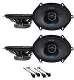 Alpine S 5x7 Front+Rear Speaker Replacement For 2001-05 Ford Explorer Sport Trac