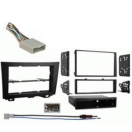 Ai HONK817 Double DIN/Single DIN Dash Kit Harness Antenna Fit 2007-11 Honda CRV