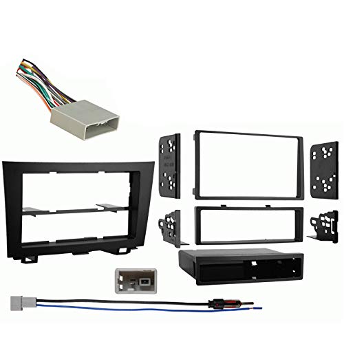 PAC HONK817 Double DIN/Single DIN Dash Kit Harness Antenna Fit 2007-11 Honda CRV
