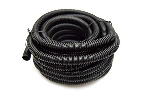 20 Ft 1/4" Split Wire Loom Conduit Polyethylene Tubing Black Color Sleeve Tube